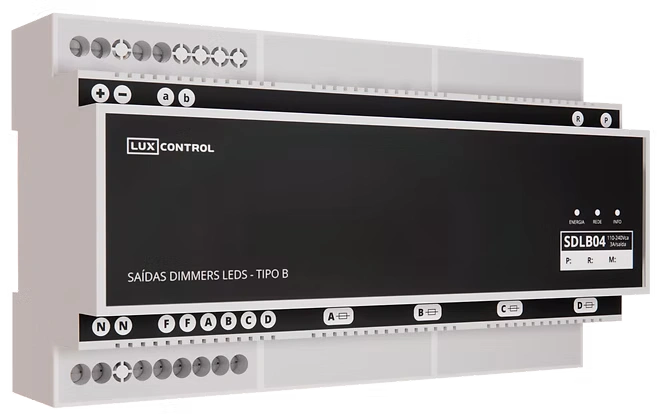 Saídas dimmers Luxcontrol